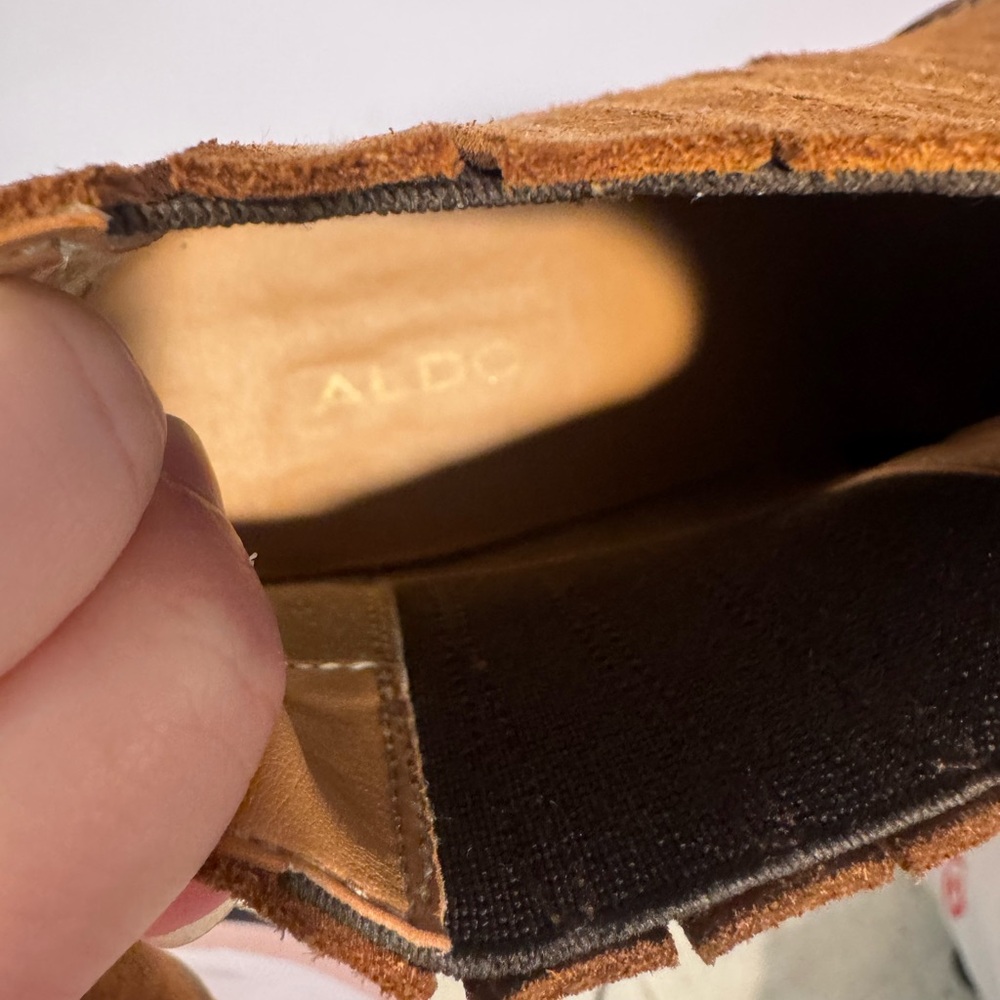 Brown Aldo fall booties - Picture 2 of 6